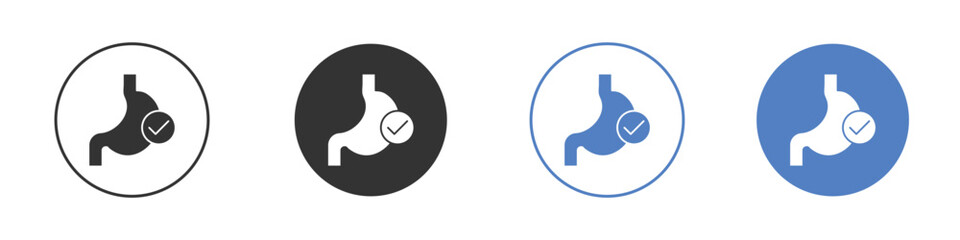 Good digestion icon simple minimalist Vector EPS