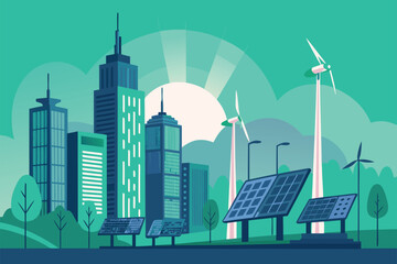 -smart-city-with-glowing-solar-panels--wind-turbin.eps