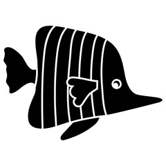 Cute fish animal cartoon vector illustration graphic design vector illustration graphic design