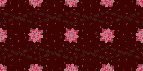 Retro Floral Seamless Pattern design that works with fabrics, wallpapers, any home decor item, stationery or business background.