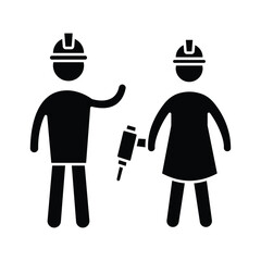 drill machine Vector Icon which can easily modify or edit