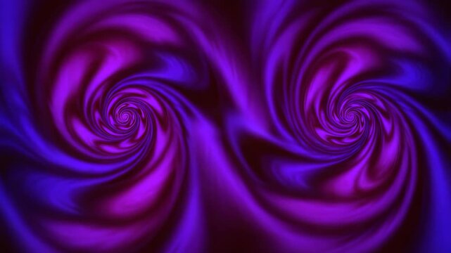 Vibrant purple and blue swirling abstract background animation for digital design