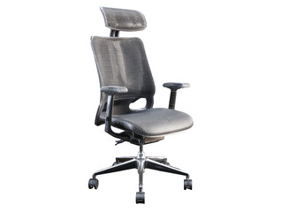 Fototapeta premium Gray ergonomic office chair