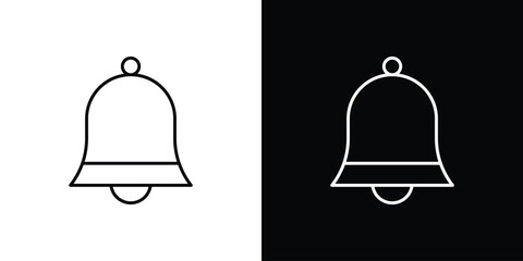 Notification icon Clip Art design. Line icons