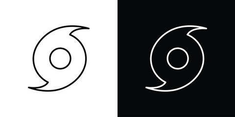 Hurricane icon Clip Art design. Line icons