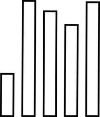 Align vertical rounded line icon for text formatting. Black solid vector symbol showing uneven bottom alignment, typography tool, word processor, writing editor, UI UX design element, layout formattin