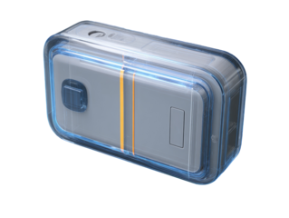 Clear protective case for a rectangular device