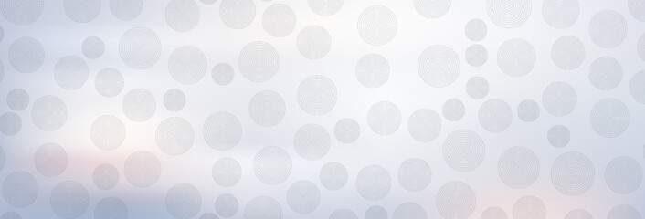 Soft gradient backdrop showcases gray concentric circles and solid dots in a calming, modern pattern ideal for creating serene and minimalist designs with a hint of visual interest