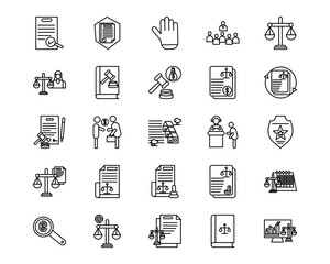 Legal Services Icons