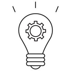 Creative Innovation Icon, Business Innovation Icon, Technology Innovation Icon, Research Innovation Icon, Growth Innovation Icon, vector