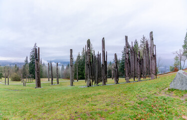 Burnaby Mountain Park in Burnaby, Vancouver, BC, Canada