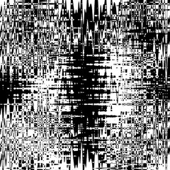 Abstract Black And White Grungy Wavy Lines And Shapes