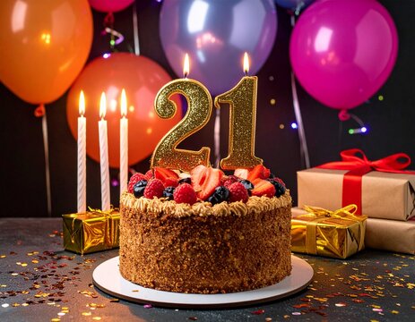 Twenty-Fun: The perfect cake to celebrate finally turning 21!