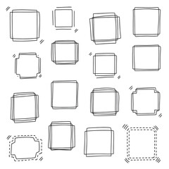set of square frames