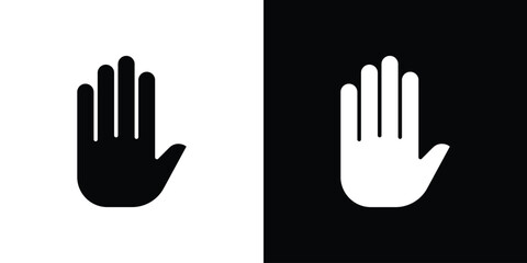 Stop icon graphic doodle designs collection