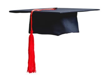 graduation cap and diploma