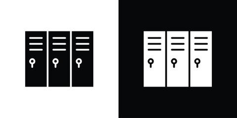Lockers icon graphic doodle designs collection