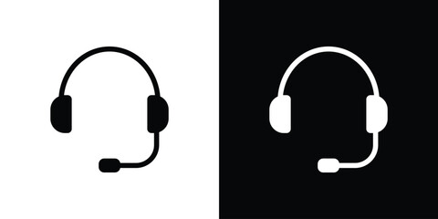 Headphones icon graphic doodle designs collection
