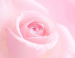 Soft Pink Gradient Texture Background Blush, Petal, and Warm Hues with a Single Rose Flower