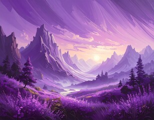 Background Lavender Gradient Texture Violet, Lilac, and Deep Hues