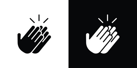 Clap icon graphic doodle designs collection