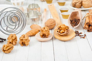 Christmas dessert ingredients