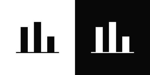 Bar chart icon graphic doodle designs collection © Witty