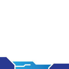 Obraz premium Tech Footer