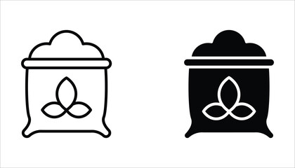 fertilizer icon set, Flat illustration of vector icon on white background. EPS 10.