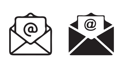 Digital Communication Icons, Email Marketing Concept vector illustration 