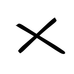 Hand drawn marker line underline stroke