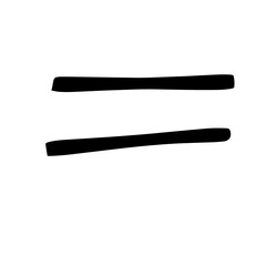 Hand drawn marker line underline stroke