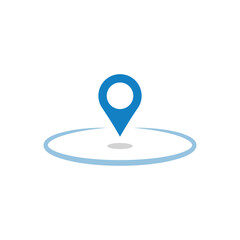 Location pointer. Modern map marker, map pin icon symbol. Vector illustration