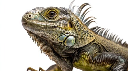 Obraz premium Close-up iguana profile