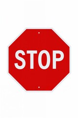 Stop Sign - Caution and Traffic: The iconic stop sign, a familiar symbol of caution and control, stands out prominently against a bright backdrop, symbolizing the importance of road safety. 