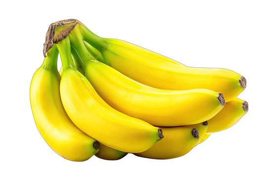 banana bunch isolated on white background tropical fruit