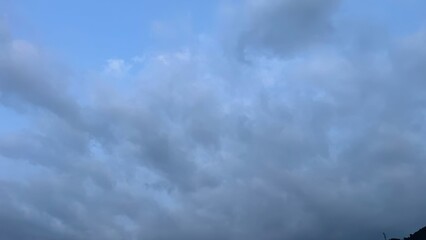 Time Lapse Clouds Over Scenic Landscape