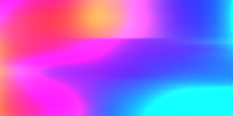 Abstract Vibrant Gradient background. Saturated Colors Smears. Vector EPS.