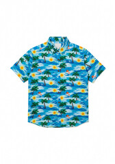 summer shirt on white background isolated