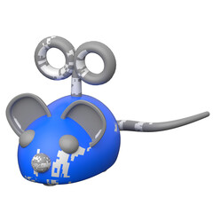 Mouse Prank  3D icon on transparent background