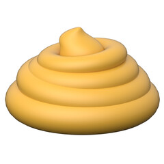 Poop Trap  3D icon on transparent background