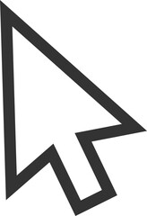 Arrow pointer cursor icon