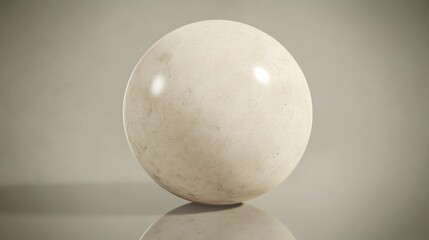 Cream Marble Sphere Abstract Background Image