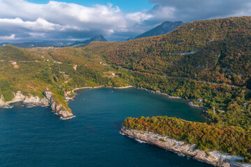Obraz premium Beautiful landscape of Gideros Bay - Cide, Kastamonu, Turkey