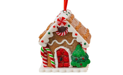 gingerbread christmas house isolated