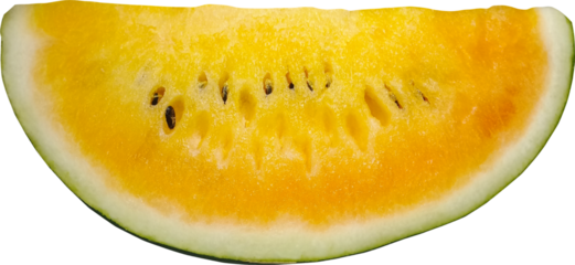 yellow water melon slic