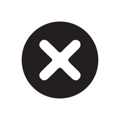 Obraz premium cross icon on round internet button