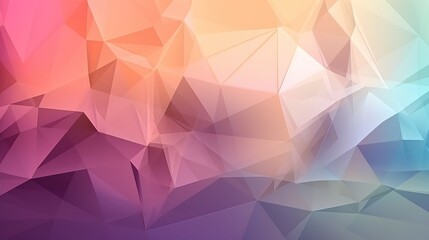 Obraz premium Abstract polygonal background with vibrant color gradients