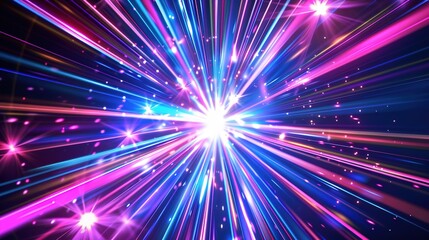 Naklejka premium Cosmic Radiation: Origins, Types, and Impacts on Space Missions, Astronaut Health, and Earth’s Atmospheric Shielding – Exploring Detection and Mitigation Strategies