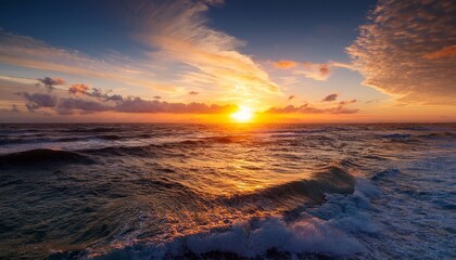 Obraz premium sunset over ocean